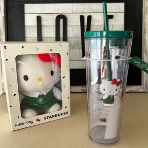 Starbucks Hello Kitty Doll and Tumbler Set